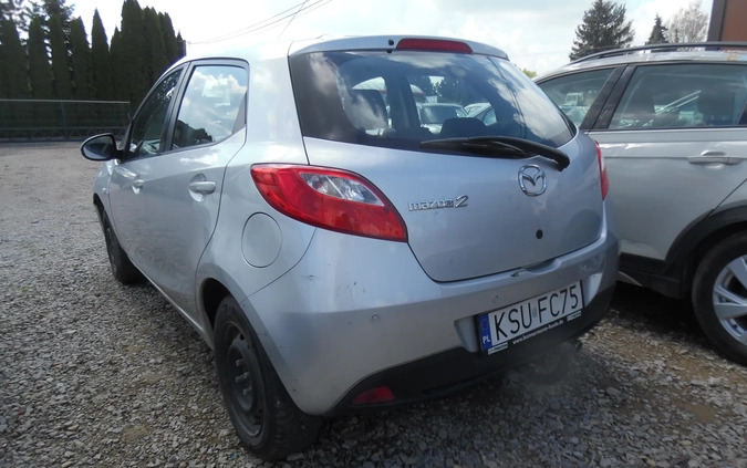 Mazda 2 cena 3900 przebieg: 95800, rok produkcji 2008 z Imielin małe 211